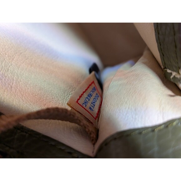 NEW ​Dooney & Bourke Janine Crossbody Olive Pebble Leather Shoulder Bag - Picture 9 of 10